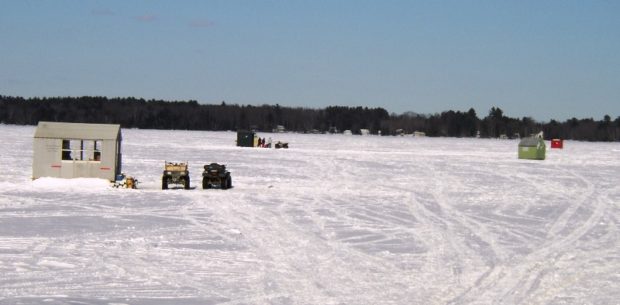 Ice fishing is facing 15 fewer days on the lakes since the late 19th century. Ice fishing is facing 15 fewer days on the lakes since the late 19th century.