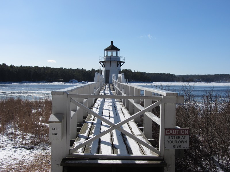 Doubling Point Light on the Kennebec River in Arrowsic (2014)