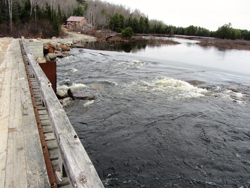 Pleasant River East Branch, outlet of Lower EBEEMEE Pond in EBEEMEE Township (2014)