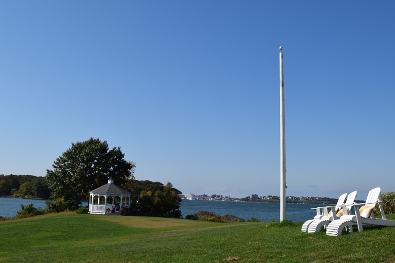 Portland from the south end of Great Diamond Island near the ferry dock (2018)