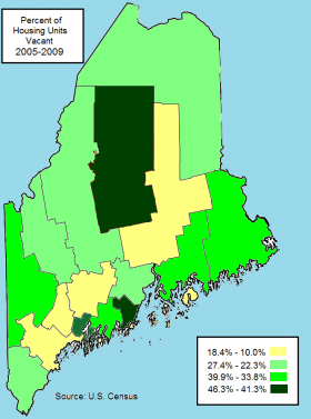 Percent of Housing Units Vacant 2005-2009 Map: Percent of Housing Units Vacant 2005-2009
