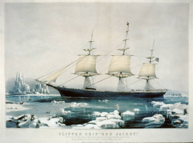 "Red Jacket": In the ice off Cape Horn, on Passage from Australia, to Liverpool, August 1854 "Red Jacket": In the ice off Cape Horn, on Passage from Australia, to Liverpool, August 1854