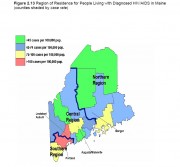 Proportion of People with HIV/AIDS in 2009, by Region Proportion of People with HIV/AIDS in 2009, by Region