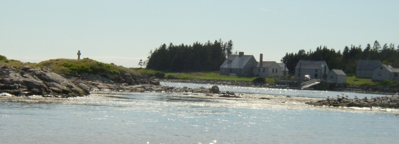 Allen Island with the Weymouth Cross; Benner Island at Right (2006) Allen Island with the Weymouth Cross; Benner Island at Right (2006)