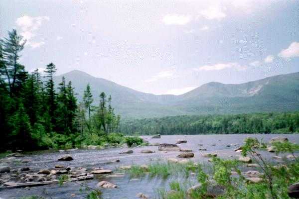 Mount Katahdin from Sandy Stream Pond (1996) Photo: Mount Katahdin from Sandy Stream Pond (1996)