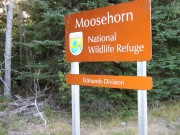 Sign: Moosehorn National Wildlife Refuge (2004) Sign: Moosehorn National Wildlife Refuge (2004)
