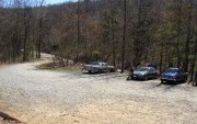 Parking Lot on Springer Mountain Parking Lot on Springer Mountain